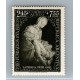 ARGENTINA 1951 GJ 1002b LA PIEDAD FUNDACION EVA PERON, ESTAMPILLA NUEVA CON GOMA, VARIEDAD PUNTO EN LA 